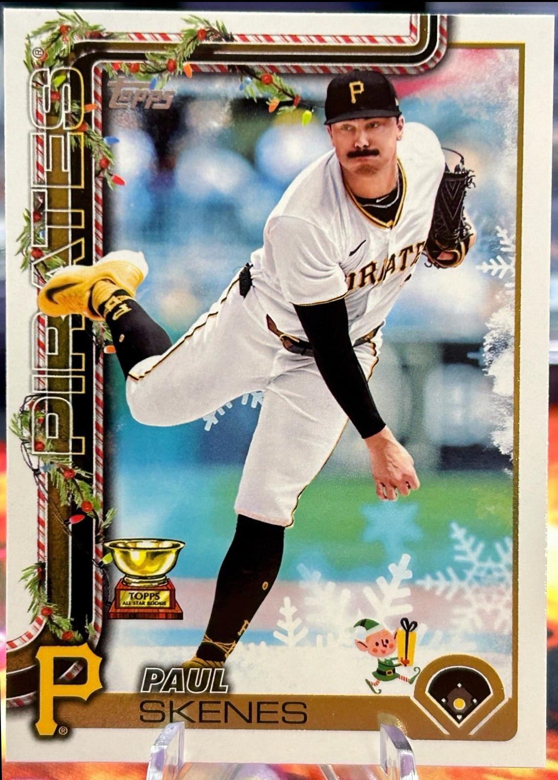 Paul Skenes #HE-15 2025 Topps Holiday Hidden Elf Baseball
