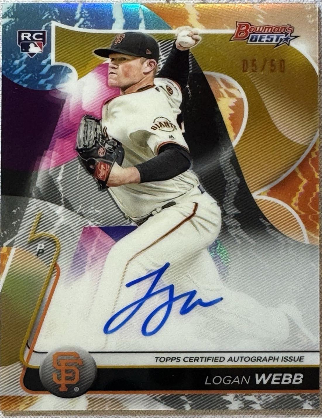 Logan Webb [Gold Refractor] #LW
