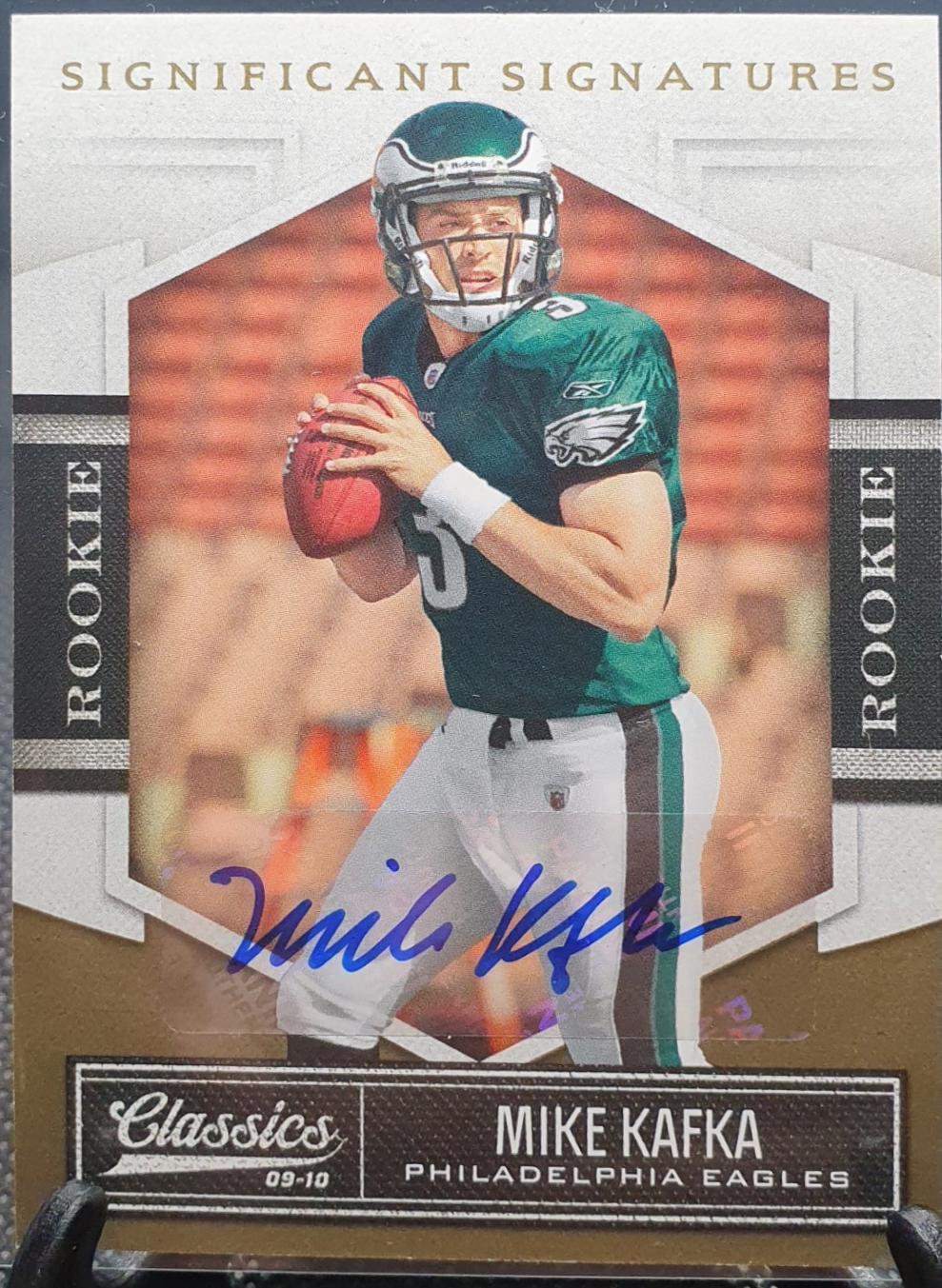 Mike Kafka #170 2010 Panini Classics Significant Signatures Football