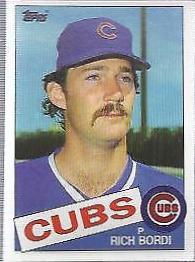 1985 Topps Rich Bordi #357 card