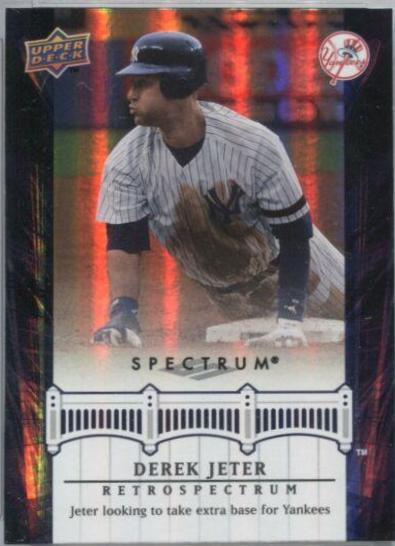 Derek Jeter #DJ96 2008 Upper Deck Spectrum Jeter Retrospectrum Baseball
