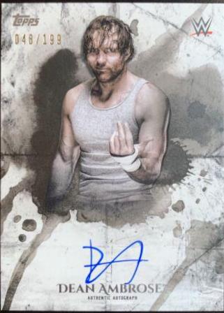 Dean Ambrose #UA-DA Wrestling Cards 2018 Topps WWE Undisputed Autographs