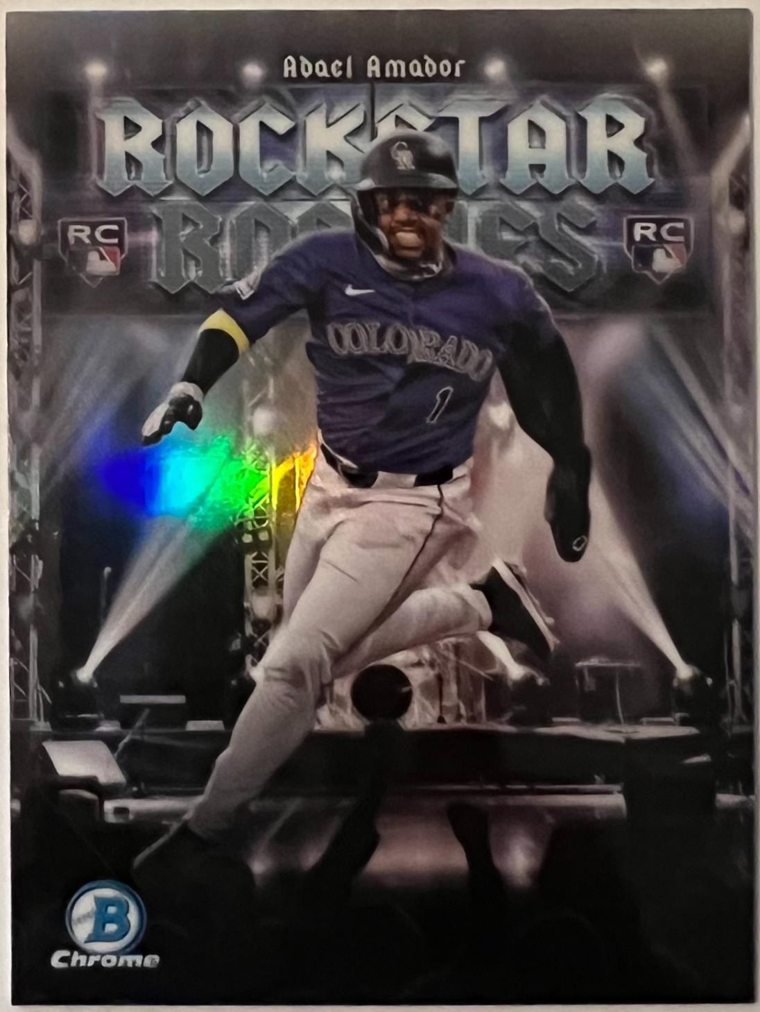 Adael Amador #RR-1 Baseball Cards 2025 Bowman Rockstar Rookies