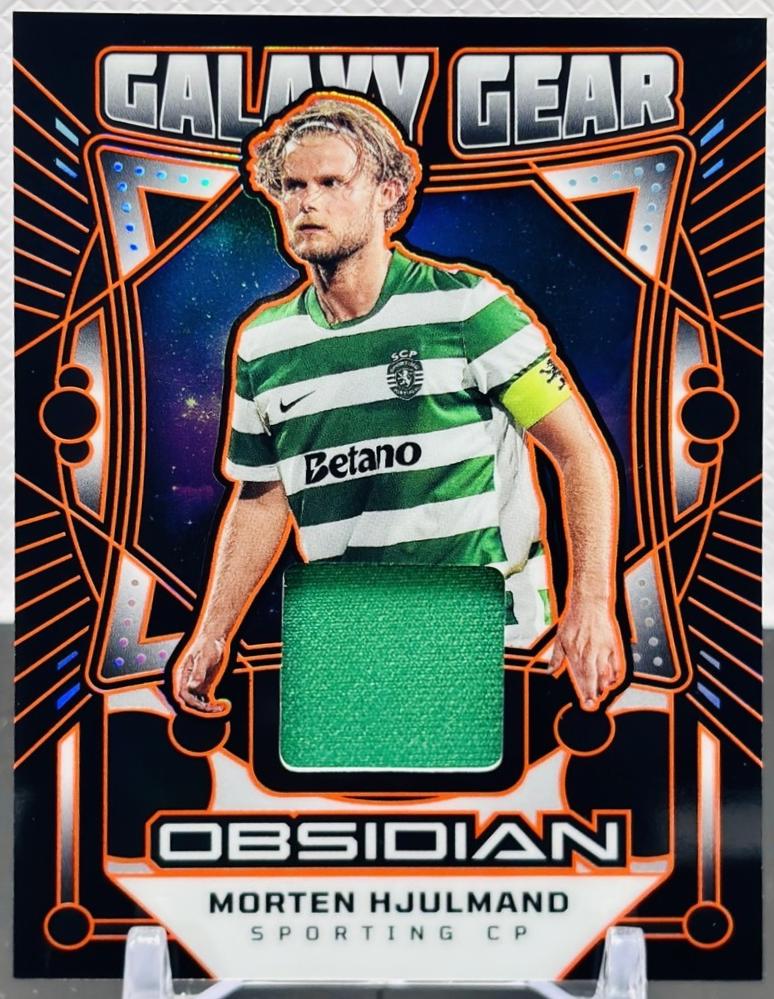 Morten Hjulmand #2 2025 Panini Obsidian Galaxy Gear Soccer