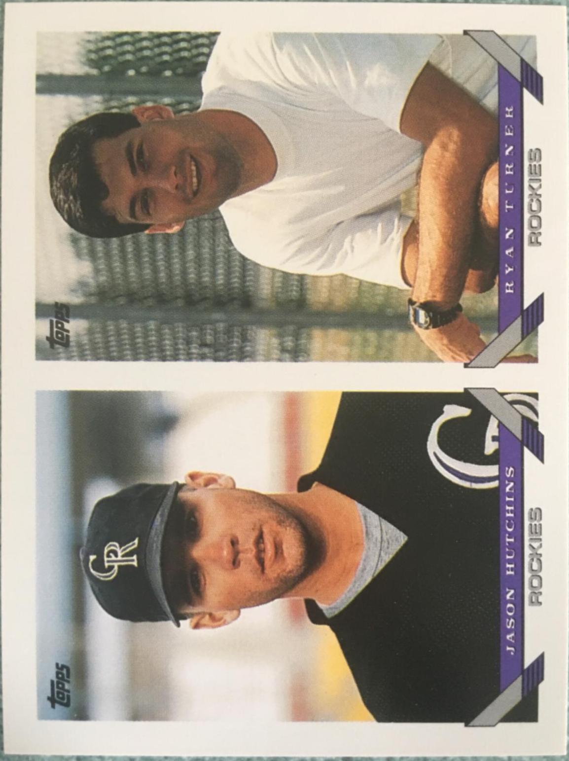 Ryan Turner, Jason Hutchins #537 Baseball Cards 1993 Topps