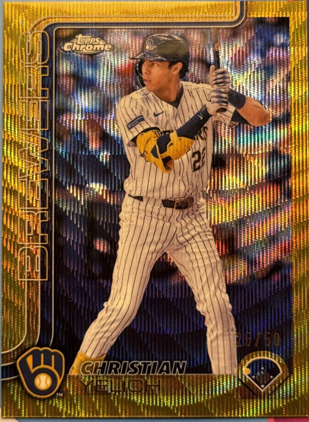 Christian Yelich [Gold Wave] #89