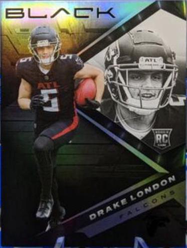 Drake London #104 2022 Panini Black Football