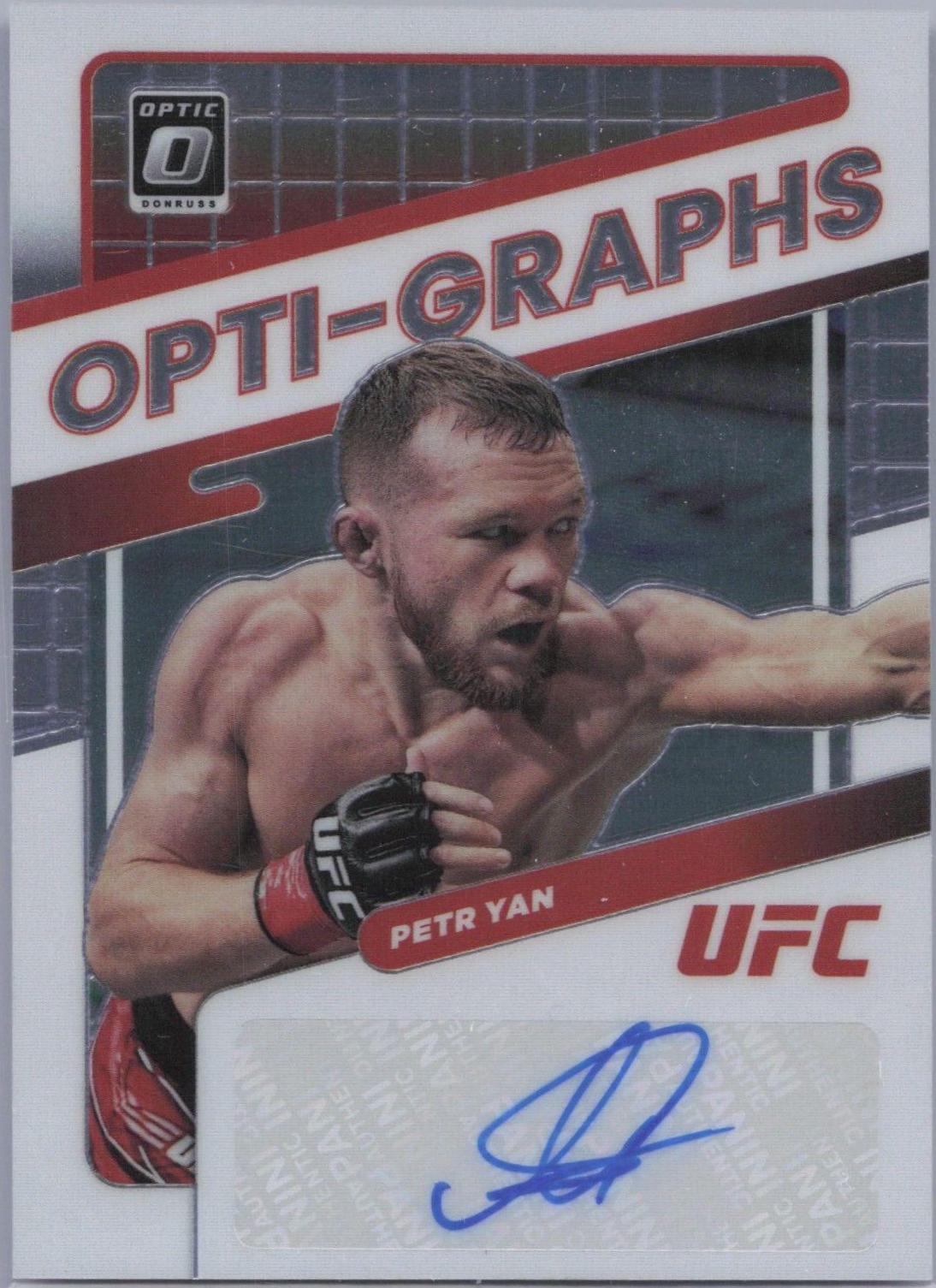 Petr Yan #OG-PYN Ufc Cards 2022 Panini Donruss Optic UFC Opti Graphs