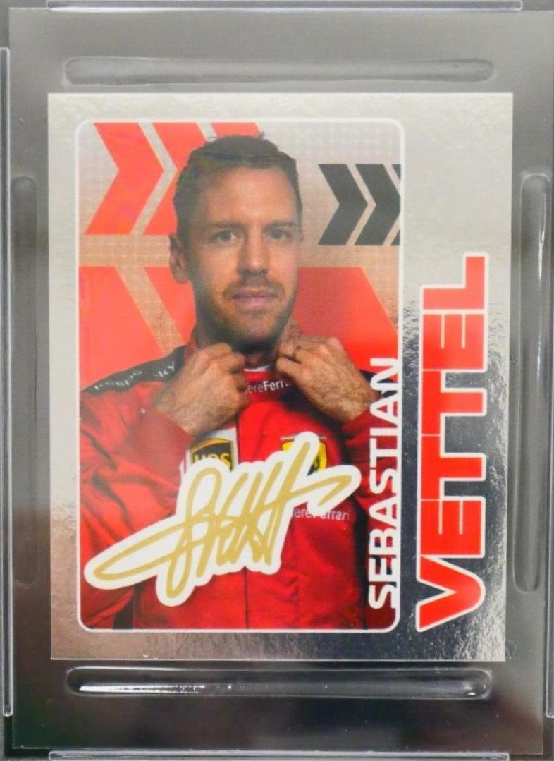 Sebastian Vettel #24 Racing Cards 2020 Topps Formula 1 Stickers