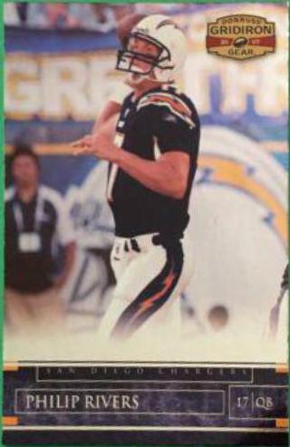 Philip Rivers #97 2007 Panini Donruss Gridiron Gear Football