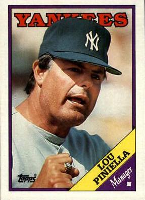 Lou Piniella #44 Baseball Cards 1988 Topps