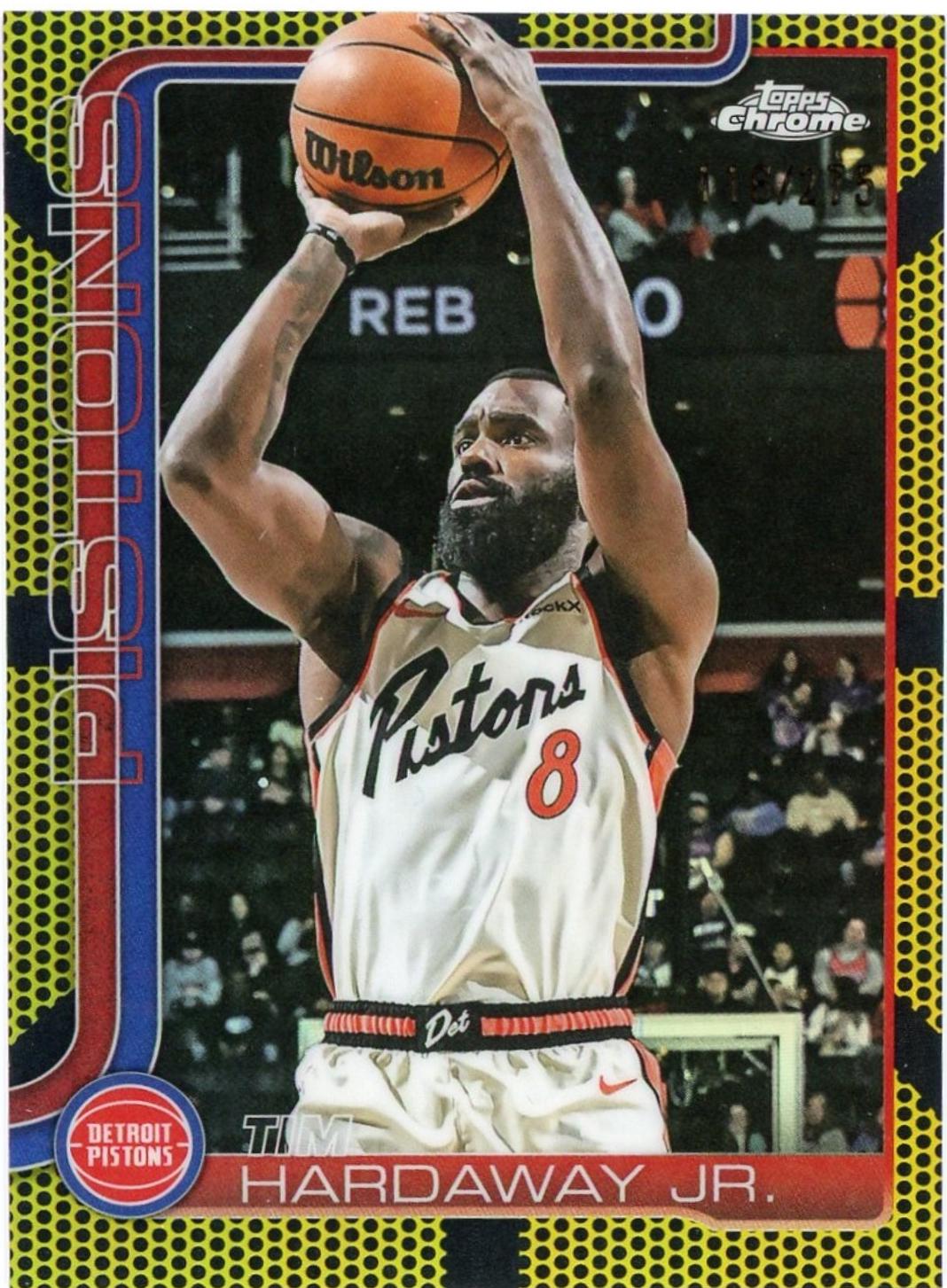 Tim Hardaway Jr. [Yellow Basketball Refractor] #7