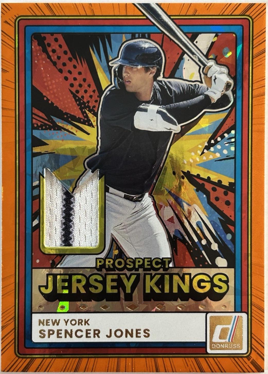 Spencer Jones #PJK-SJ 2026 Panini Donruss Prospect Jersey Kings Baseball
