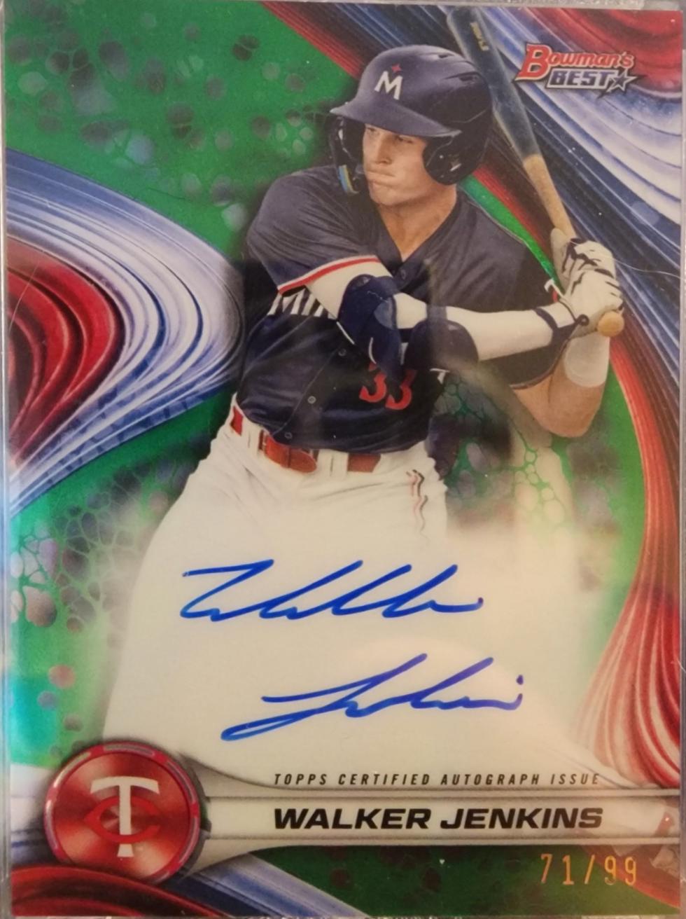 Walker Jenkins [Green Refractor] #B24-WJ