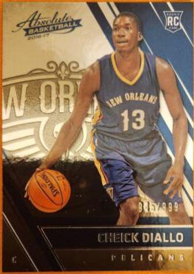 Cheick Diallo #184 Basketball Cards 2016 Panini Absolute