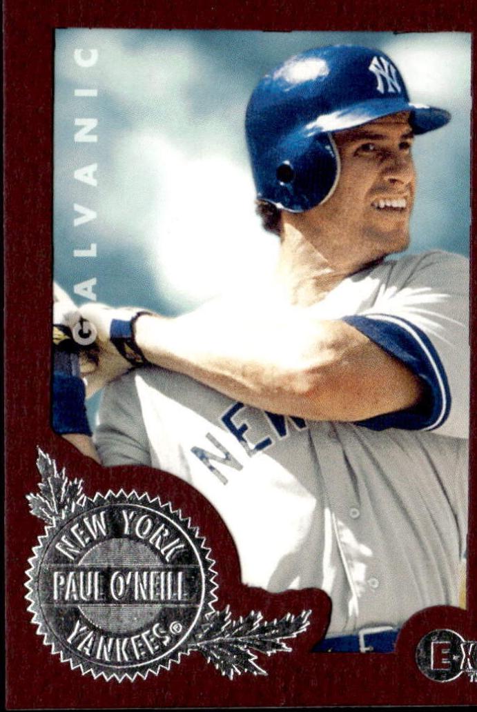 Paul O'Neill #92 1996 E Motion XL Baseball