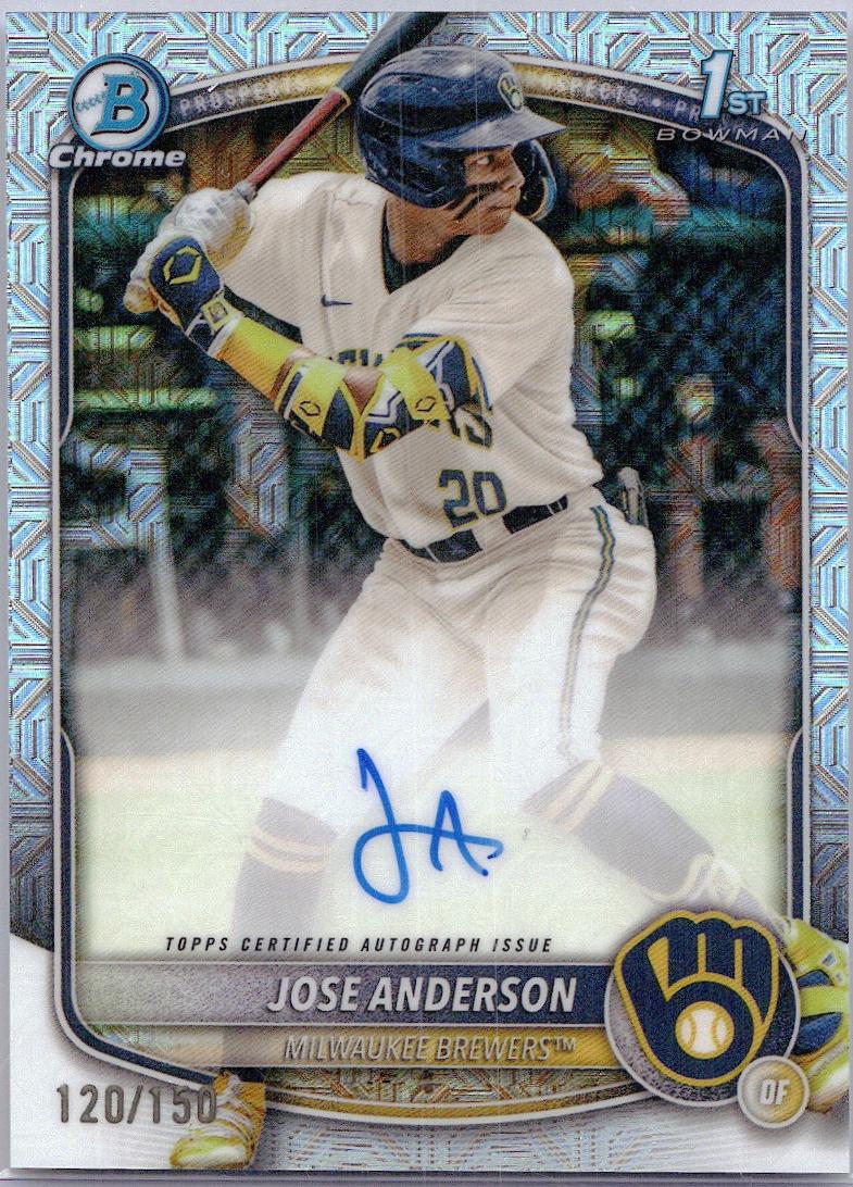 Jose Anderson [Blue Mojo Refractor] #CPA-JA