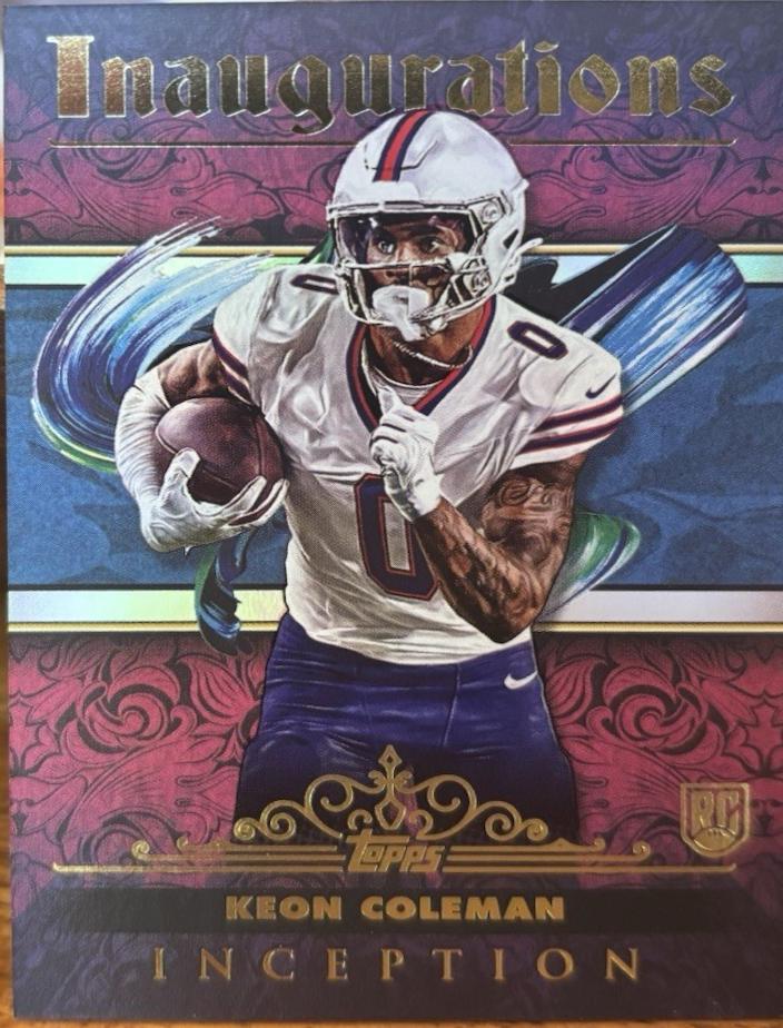 Keon Coleman #I-9 Football Cards 2024 Topps Inception Inaugurations