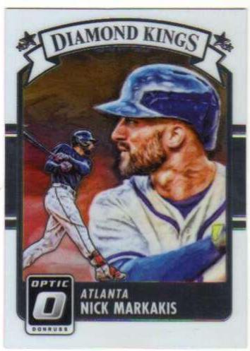 Nick Markakis #2 Baseball Cards 2016 Panini Donruss Optic