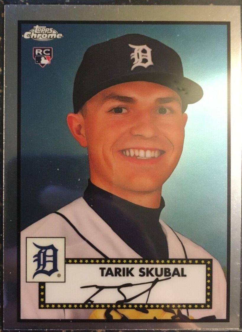 Tarik Skubal #39 Baseball Cards 2021 Topps Chrome Platinum Anniversary
