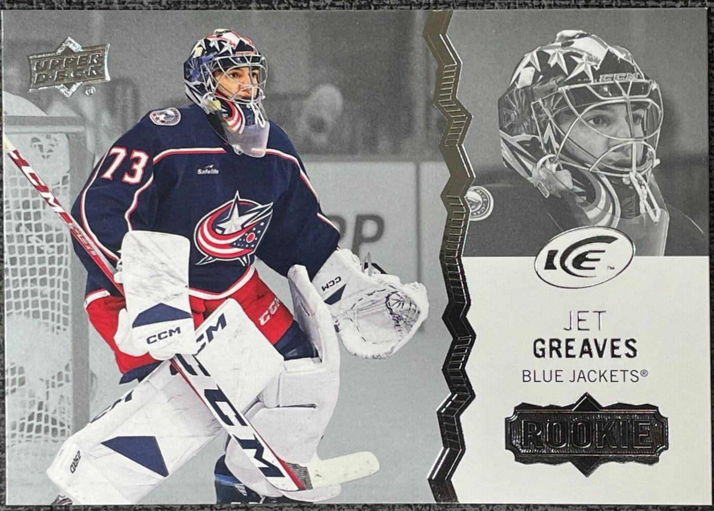 Jet Greaves #134 Hockey Cards 2023 Upper Deck Ice Hockey