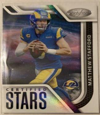 Matthew Stafford #CS-11 Football Cards 2022 Panini Certified Stars