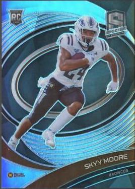 Skyy Moore #6 Football Cards 2022 Panini Chronicles Draft Picks Spectra