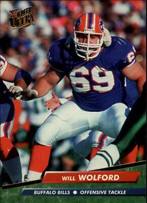 Will Wolford #32 Football Cards 1992 Ultra