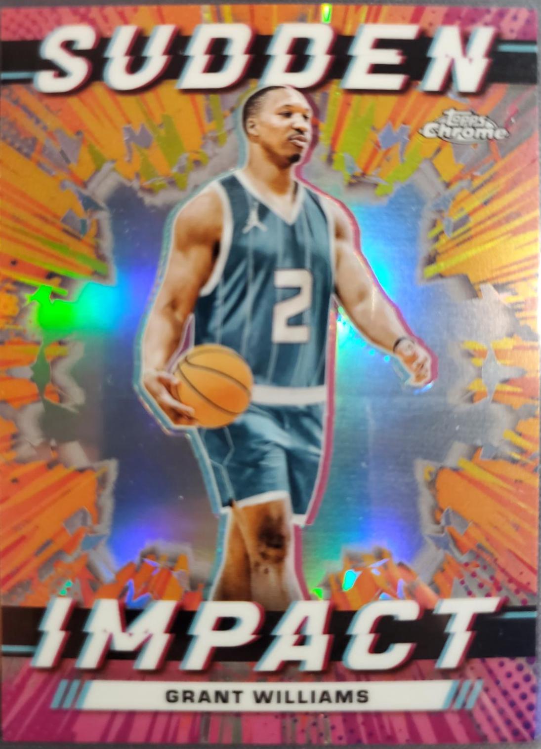Grant Williams #SI-11 Basketball Cards 2023 Topps Chrome Sudden Impact