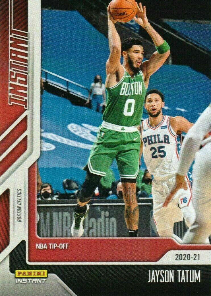 Jayson Tatum #16 Basketball Cards 2020 Panini Instant