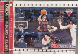 Zach LaVine #7 Basketball Cards 2021 Panini Hoops Lights Camera Action