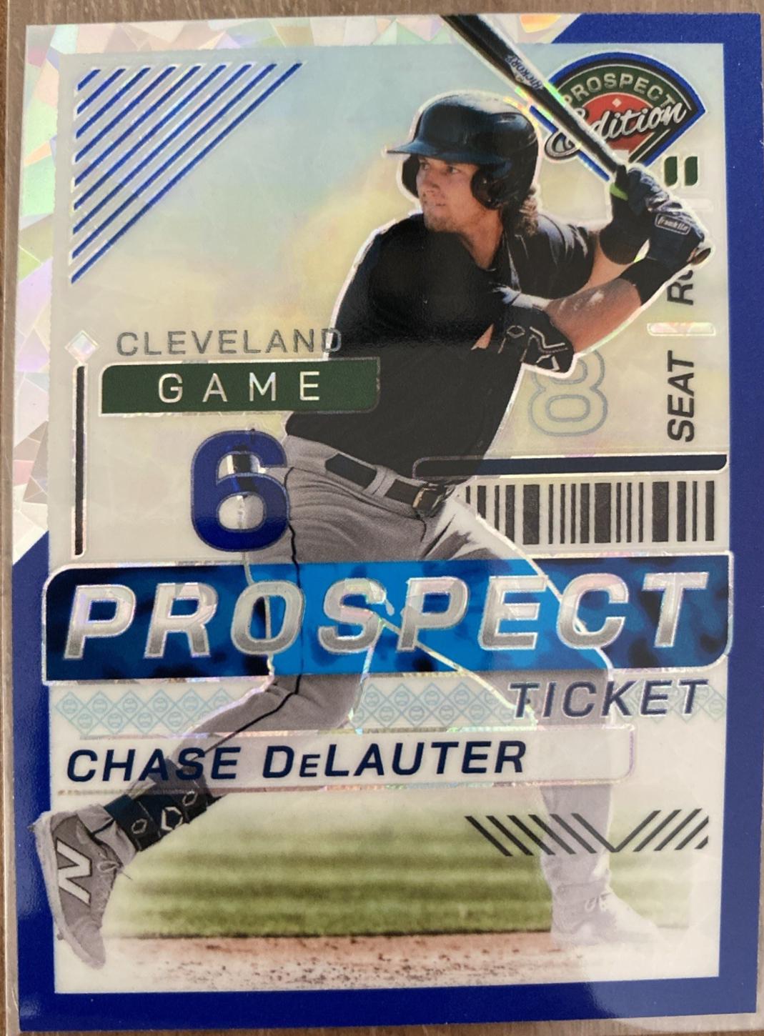 Chase DeLauter [Blue Ice Ticket Holo] #14