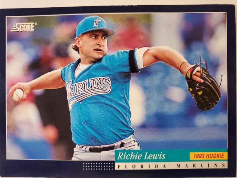 Richie Lewis #280 Baseball Cards 1994 Score
