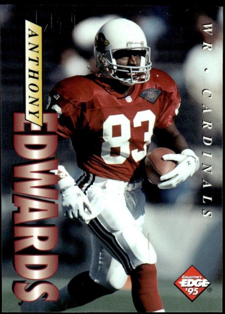 Anthony Edwards #1 Football Cards 1995 Collector's Edge