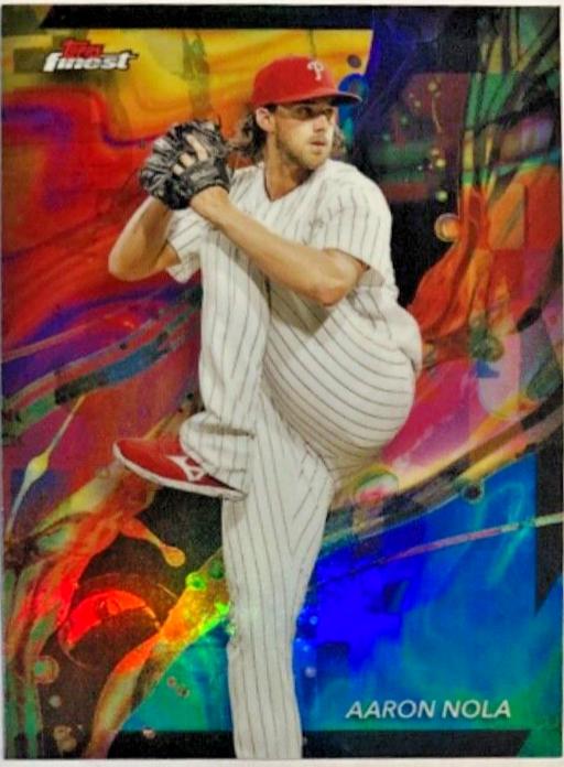 Aaron Nola [Oil Spill Refractor] #74