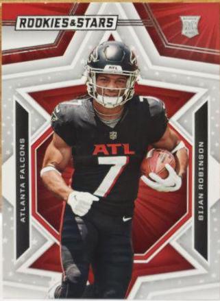 Bijan Robinson #104 Football Cards 2023 Panini Rookies & Stars