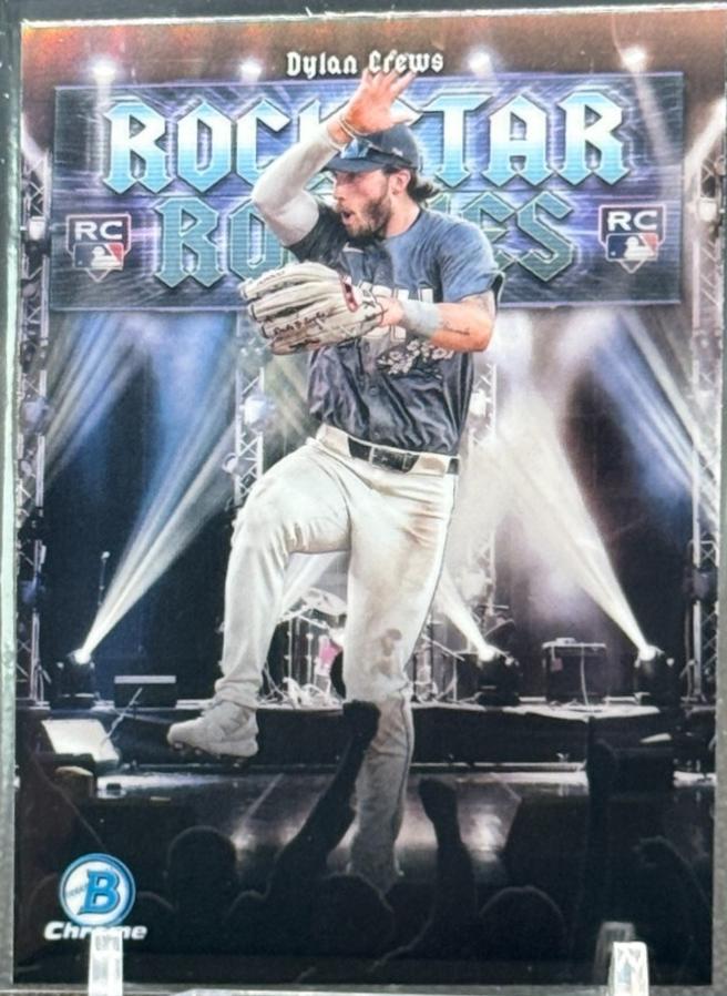 Dylan Crews #RR-15 Baseball Cards 2025 Bowman Rockstar Rookies
