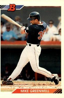 Mike Greenwell #615 Baseball Cards 1992 Bowman