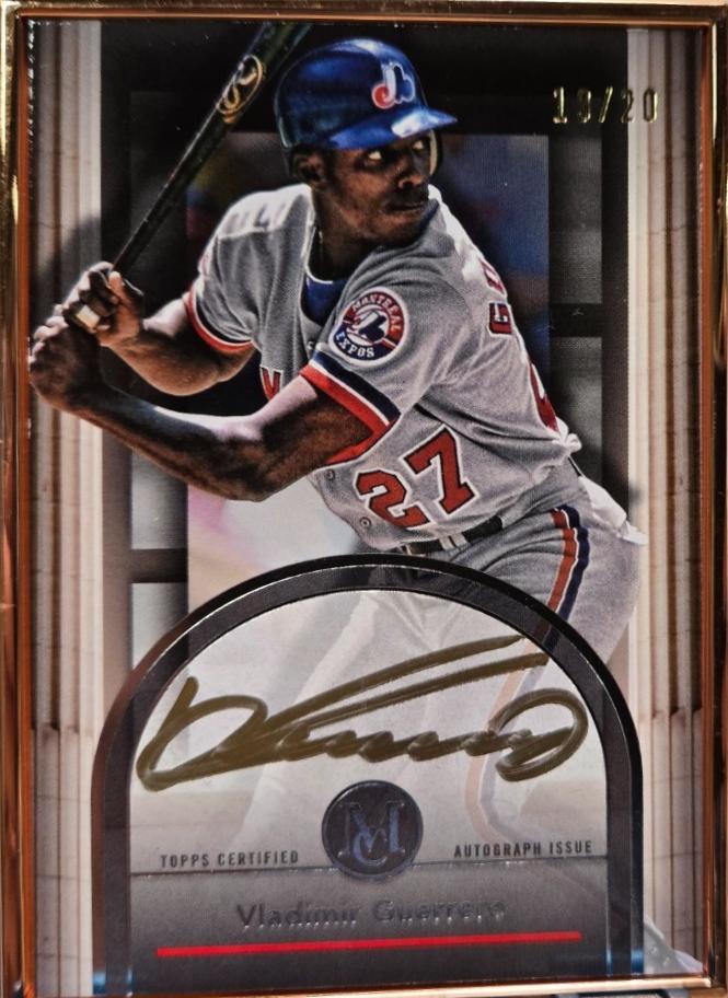 Vladimir Guerrero #FMA-VG 2024 Topps Museum Collection Baseball Framed Autographs