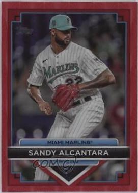 Sandy Alcantara #37 2023 Topps Flagship Collection Baseball