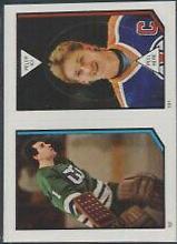 Mike Liut, Wayne Gretzky Hockey Cards 1986 O-Pee-Chee Sticker