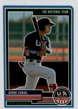 Derek Curiel #6 2023 Panini Stars & Stripes USA Baseball