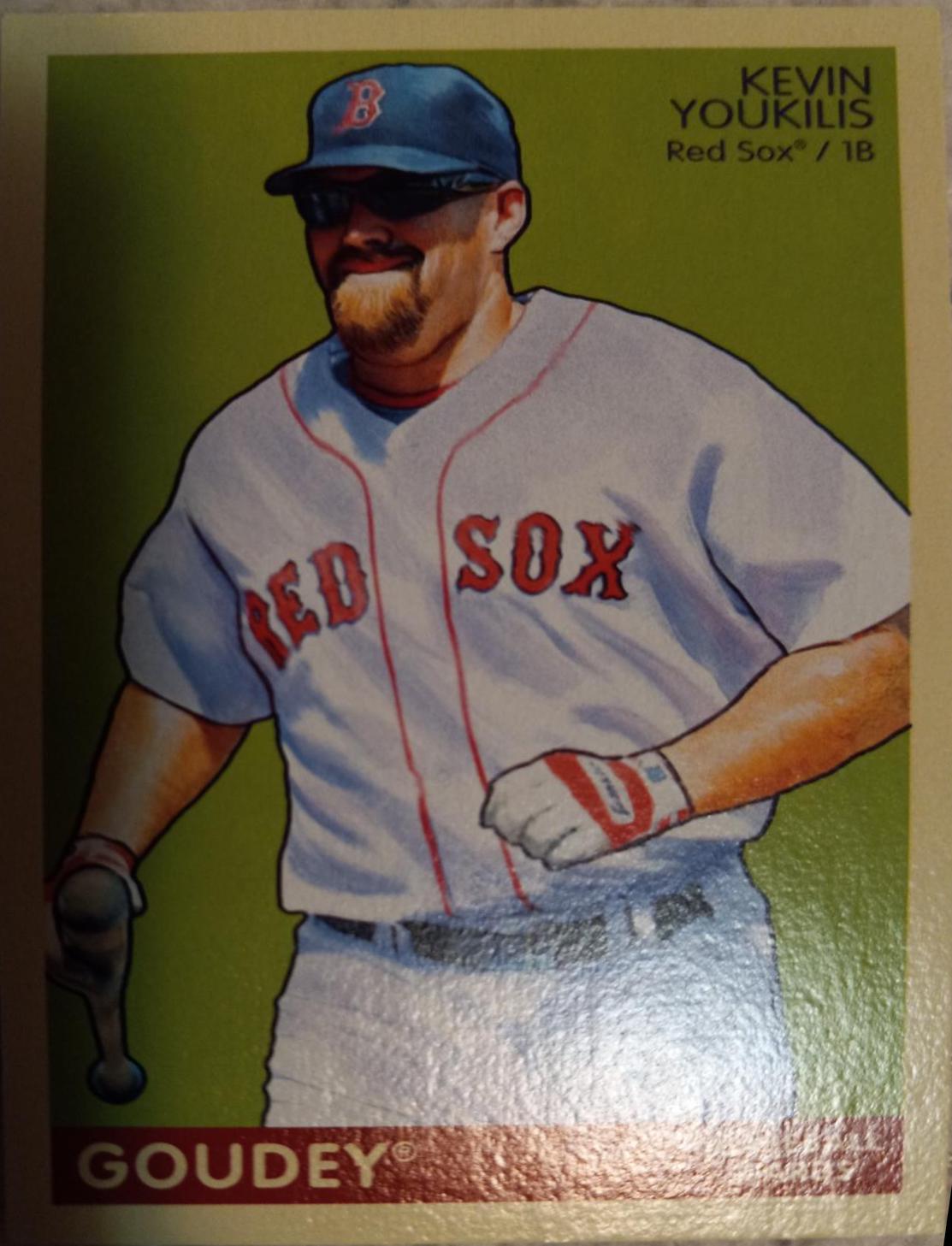 Kevin Youkilis #25 Baseball Cards 2009 Upper Deck Goudey