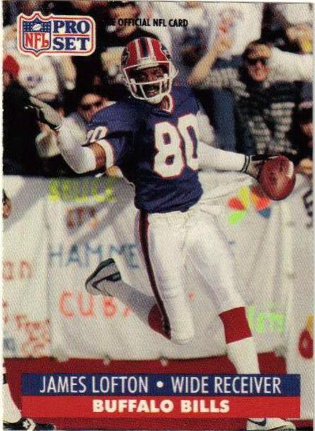 James Lofton #444 Football Cards 1991 Pro Set
