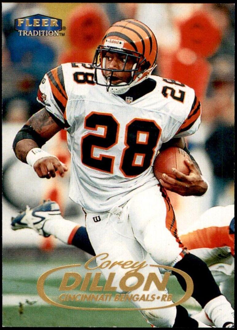 Corey Dillon #34 Football Cards 1998 Fleer Tradition
