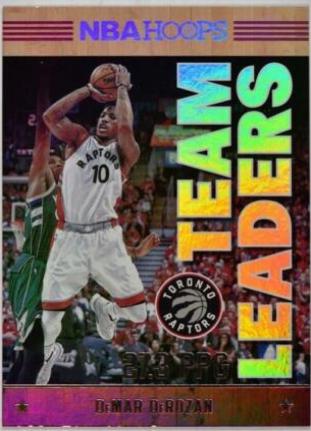 DeMar DeRozan #7 Basketball Cards 2017 Panini Hoops Team Leaders