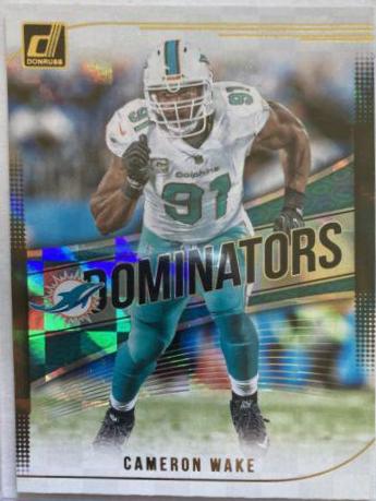 Cameron Wake Football Cards 2018 Donruss Dominators
