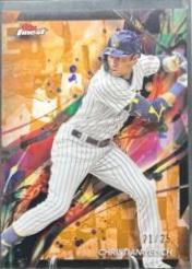 Christian Yelich [Orange Refractor] #82