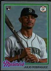 Julio Rodriguez [Color Swap Silver Foil] #115