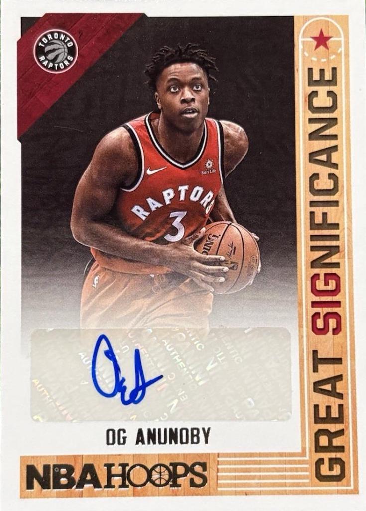 OG Anunoby #GS-OGA 2017 Panini Hoops Great Significance Basketball